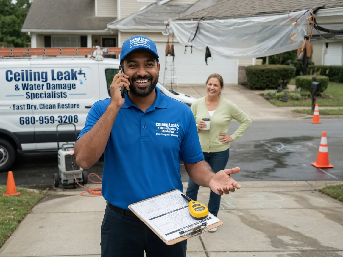 Ceiling Leak Cleanup Woodward, PA FAQs